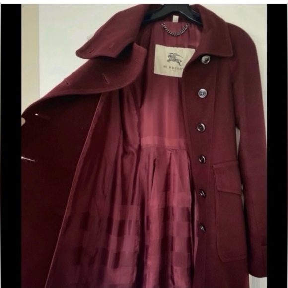 Burberry London Cashmere/Wool Double Breasted Coat - Picture 2 of 10